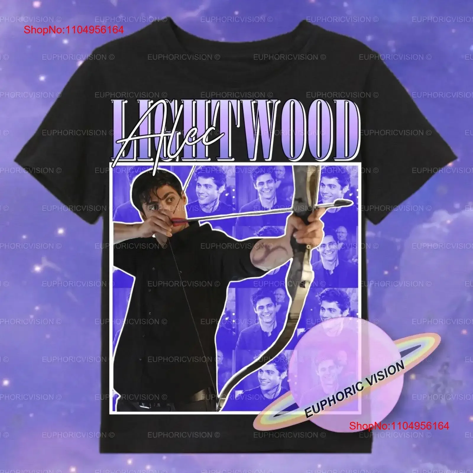 Alec Lightwood 90 s Vintage T Shirt vintage Washed Stretched Casual Unisex fashion Comfortable Breathable graphic Slightly