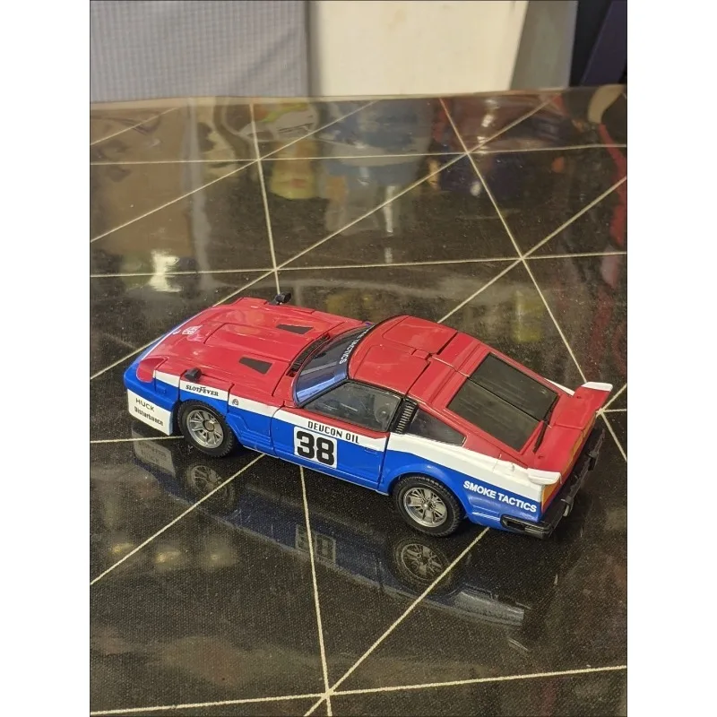 재고 있음 변환 마스터피스 KO MP19 MP-19 Smokescreen G1 시리즈 버전 애니메이션 액션 피규어 모델 장난감 컬렉션 선물