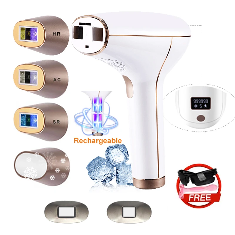 Vancostar Draadloze Laser Ontharing Oplaadbare 4in1 Vervangbare Lamp Koeling Pijnloos Permanente Bikini Trimmer IPL Epilator - afbeelding 2