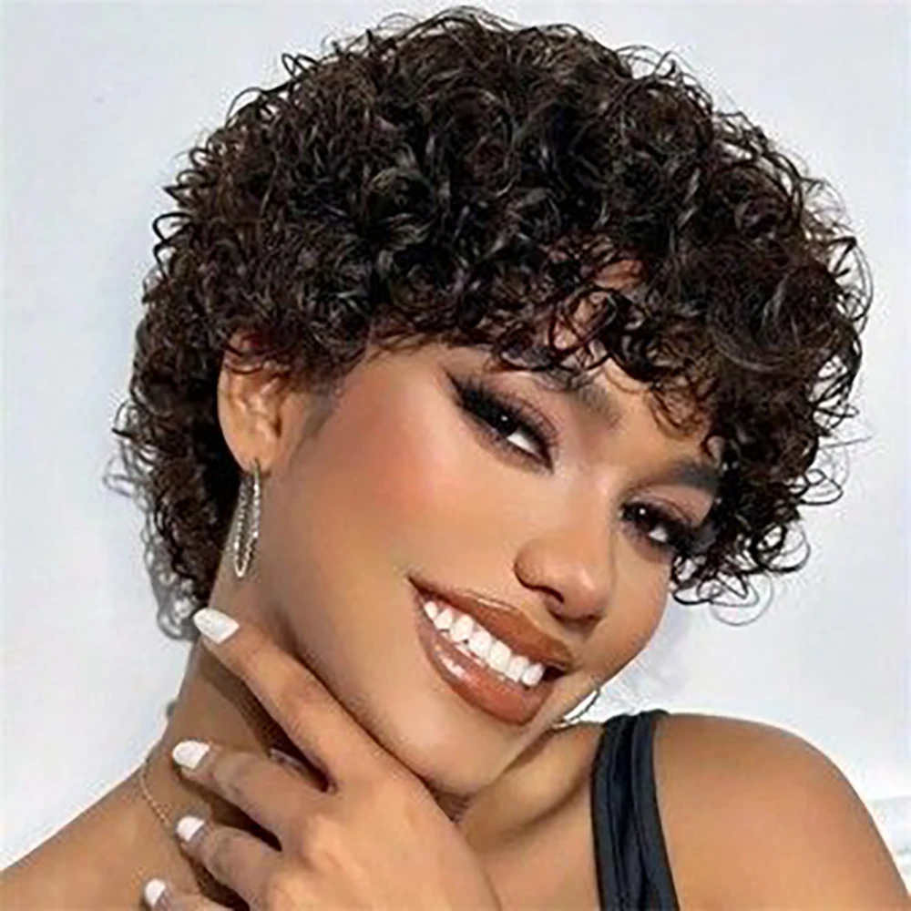 Curly Pixie Cut Hum… - image