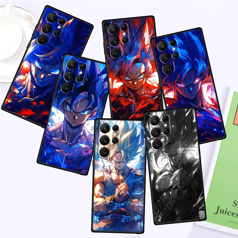 Trend D-Dragon Ball Z Art For Samsung Galaxy S24 S23 S22 S21 S20 FE S10 S10E Plus Ultra Pro Lite 5G Black Back Phone Case