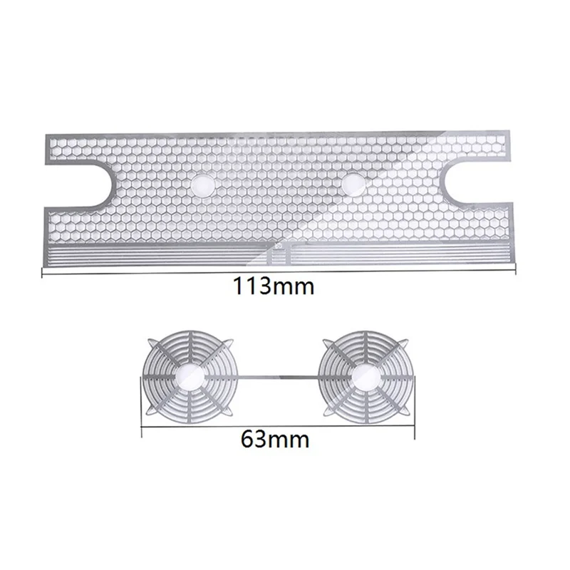 Metal Inlet Grille Cover Intake Hood Radiator Box for Traxxas TRX4 2021 Bronco 1/10 RC Cawler Car Upgrade Parts