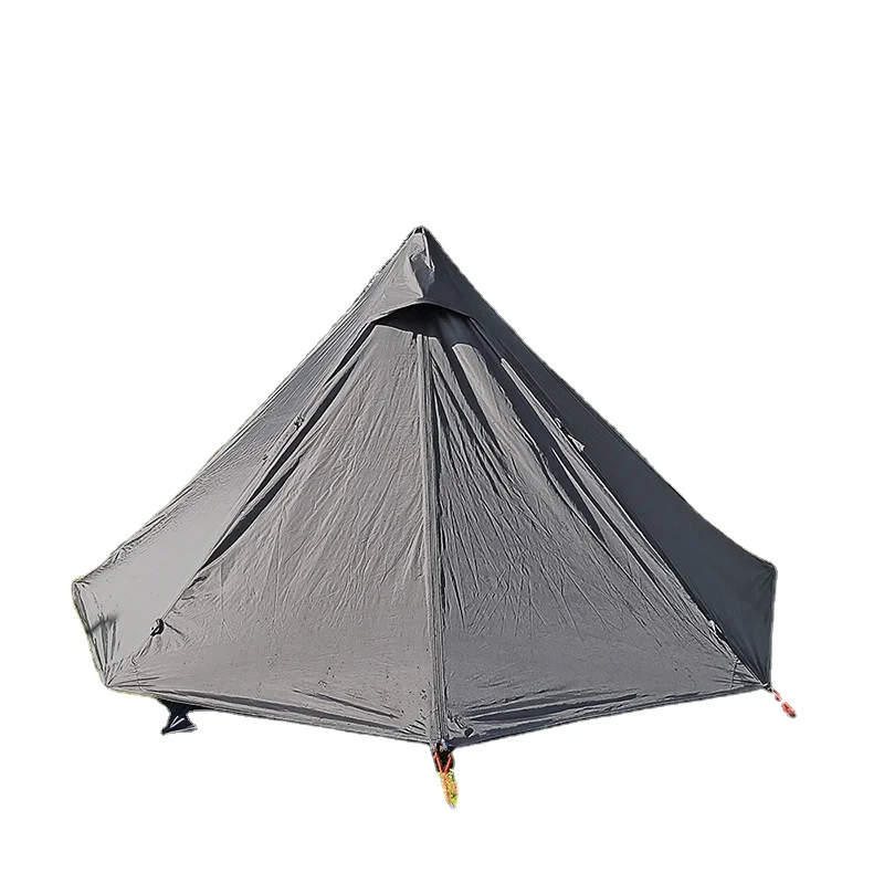 

Mountaineering Hiking Pole 4 Season Waterproof Camping Pyramid Tent Nylon Outdoor Super LightWeight Teepee Outdoor Tent