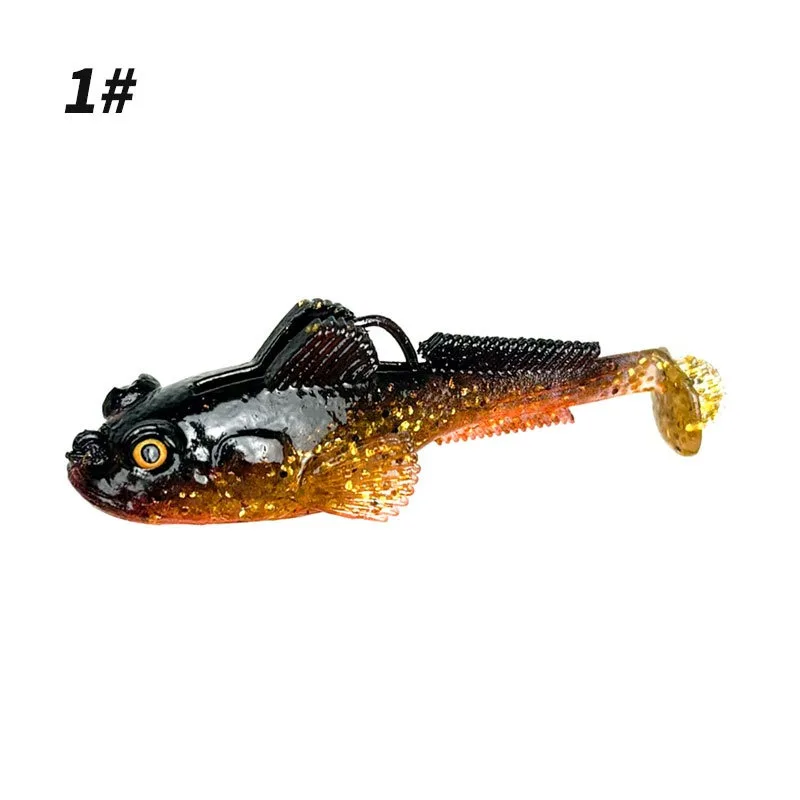 1pcs 10g13g18g Goby Lure Jig Worm Wobbler  Silicone Gobius Soft Bait Dark Sleeper Fishing Lure for Pike Bass Shad Swimbait Pesca - view 3