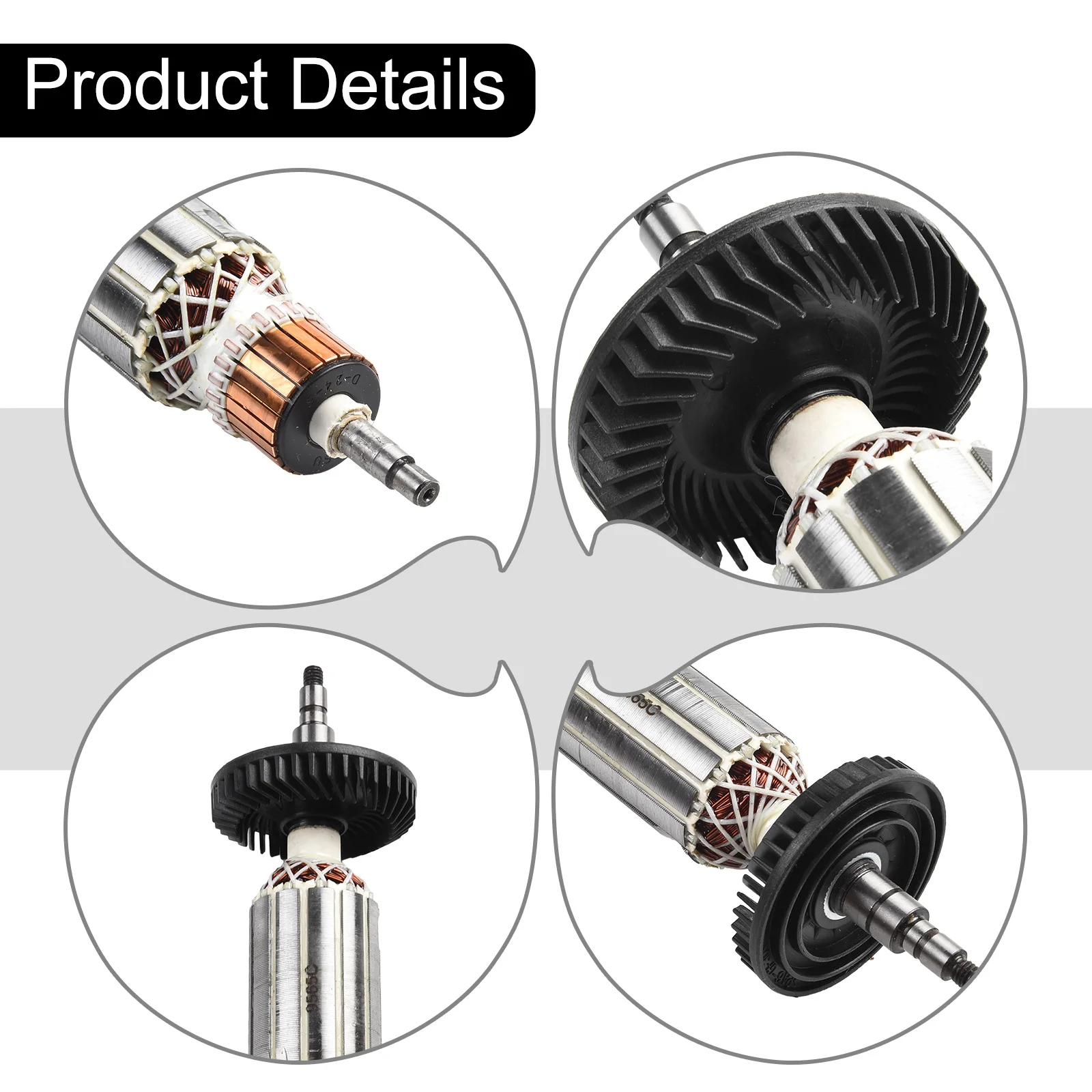 

AC220V240V Armature Rotor for Angle Grinder 9565C 9565CV 9565CVR 9565PC 9565PCV Upgrade Your Tool Performance Long Lasting