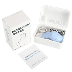 Breathing Lung Expander and Mucus Removal Device, Breathing Training, Exercise, Cleanse Therapy Aid for Better Sleep Fitness