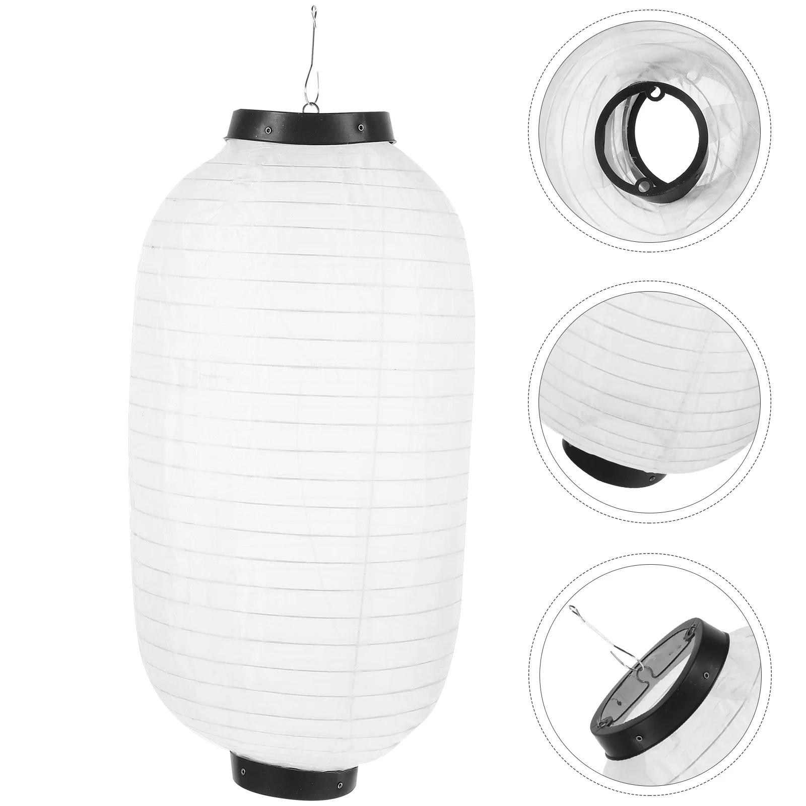 Latarnia Japońskie Latarnie Wiszący Papier Jedwabny Chiński Styl Lampy Zewnętrznej Ozdoba Wodoodporne Dekoracje Barowe Sushi Czerwony Biały