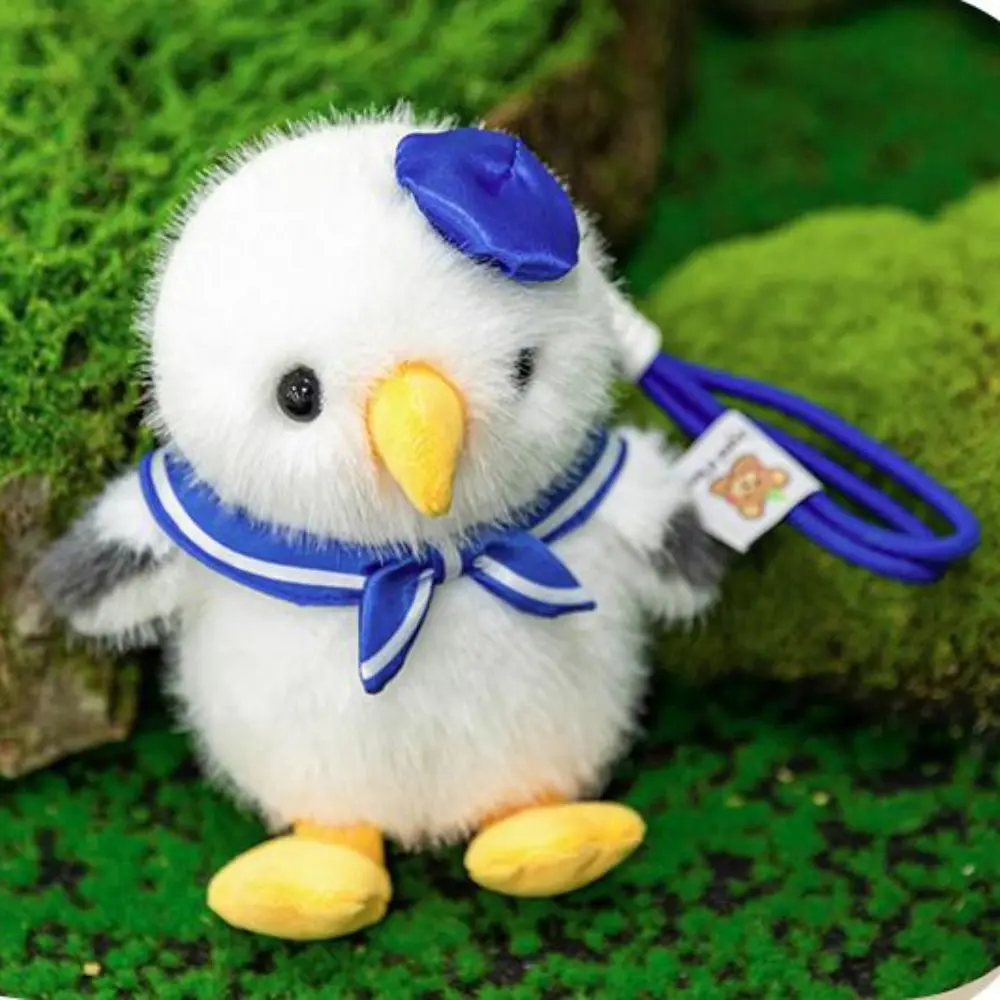 

Interactive Simulation Seagull Plush Keychain Collection Comfortable Seagull Doll Stuffed Toys Cartoon Handmade