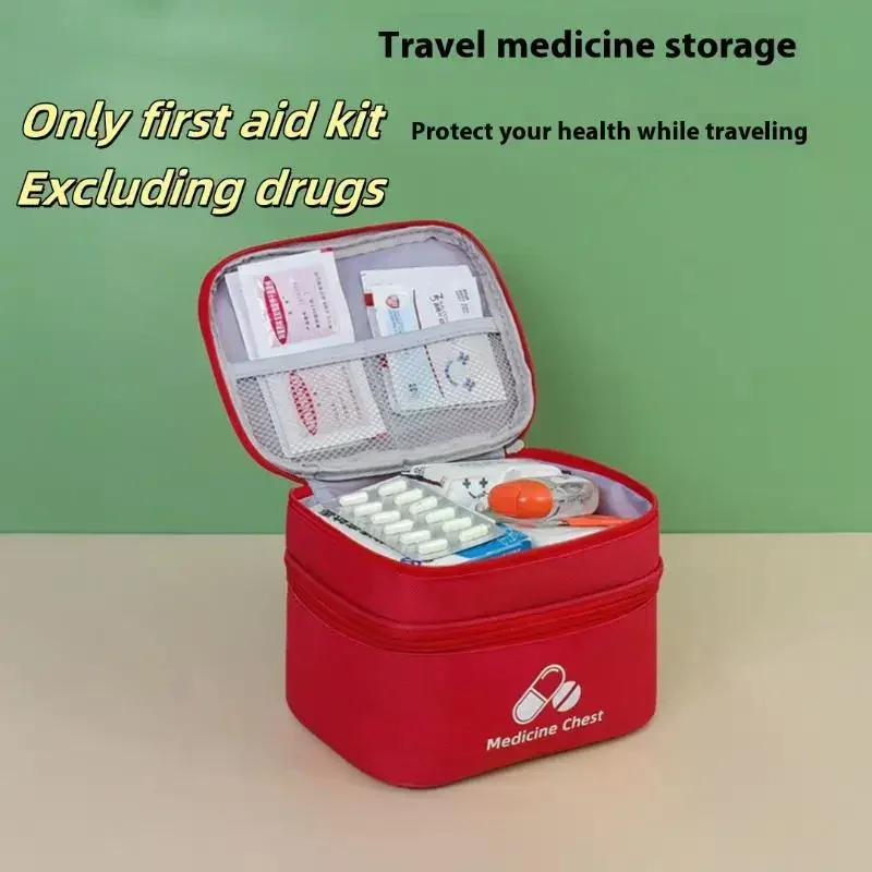 耐久性のある屋外用緊急キットと二層式デザインの薬袋