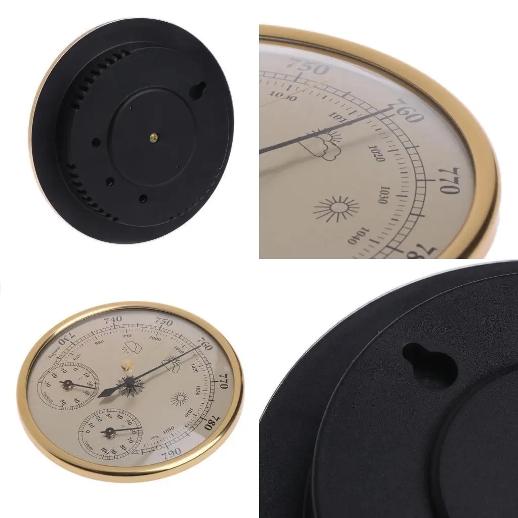 

G6KF Three in Multifunctional Temperature Humidity Pressure Barometer For Hanging or Placing on a Surface
