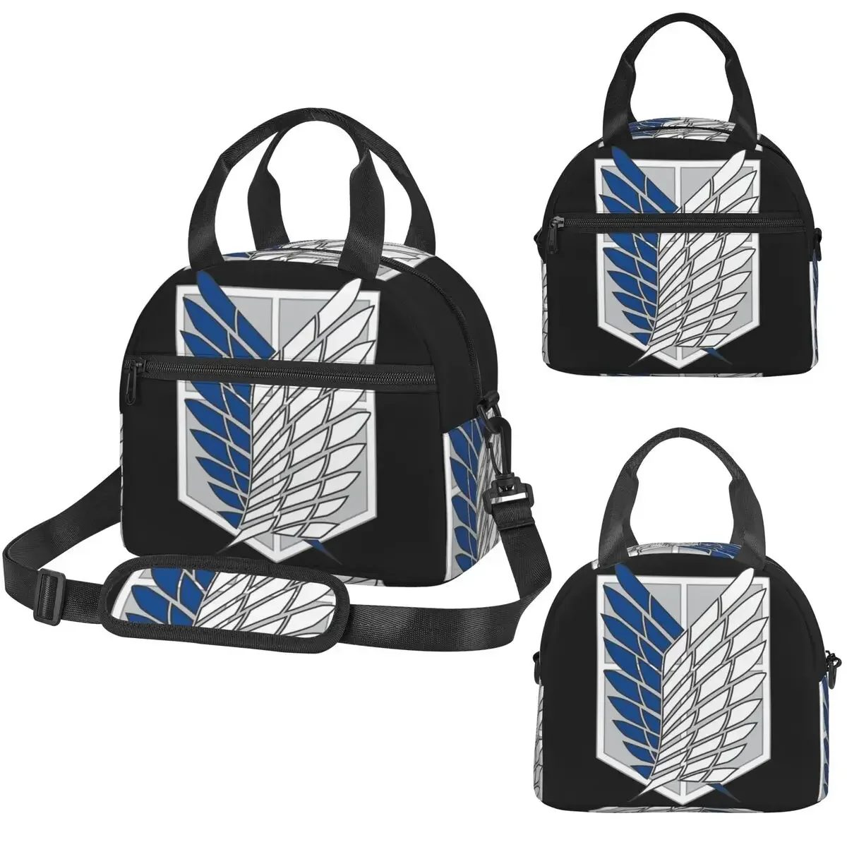 Attack On Titan Insulated Lunch Bag for Kids School Cooler Thermal Box Tote Portable Lunch Boxes