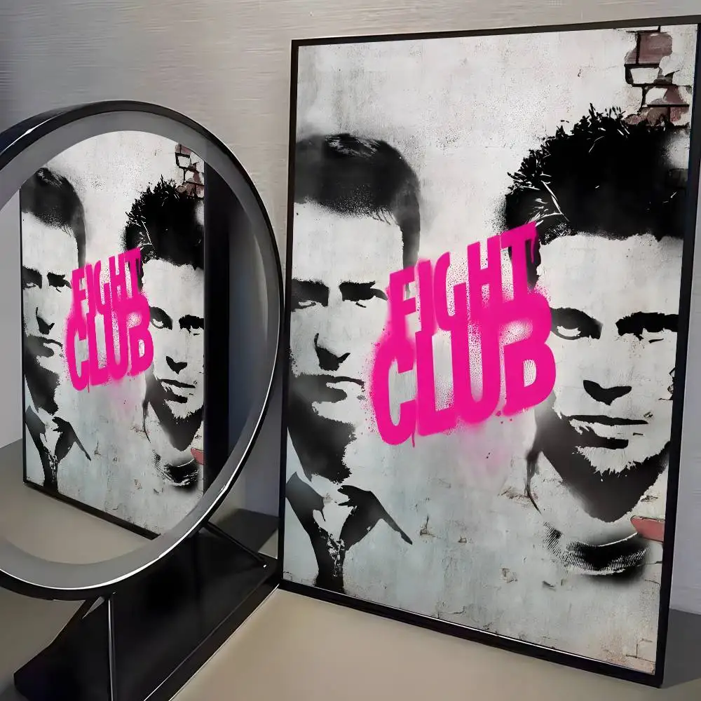 Good Movie F-Fight Club Poster Art HD Canvas Advanced Aesthetic Printing Paper Wandkunst für Wohnzimmer-Heimdekoration