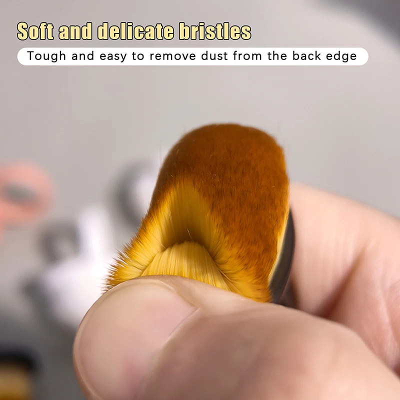 {MX} 5/10 szt. Mini Pędzelki Pierścieniowe do Paznokci, Środek do Usuwania Pyłu, Profesjonalne Miękkie Pędzelki do Manicure do Usuwania Lakieru Hybrydowego UV