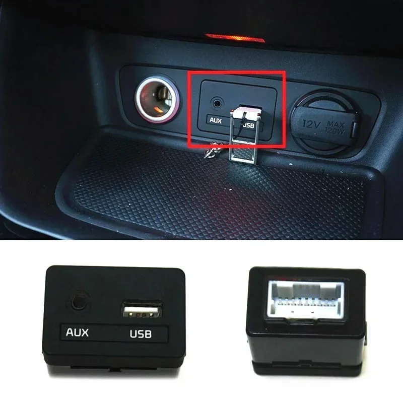 

961202P000 961202paa0 For Kia Sorento 2010-2012 Aux iPod USB Reader Assy Black