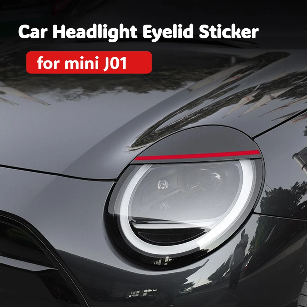 

Автомобильная фара, светильник для век, лампа для бровей, наклейка, чехол для Mini Cooper J01, украшение для электрического хэтчбека, аксессуары для автотюнинга