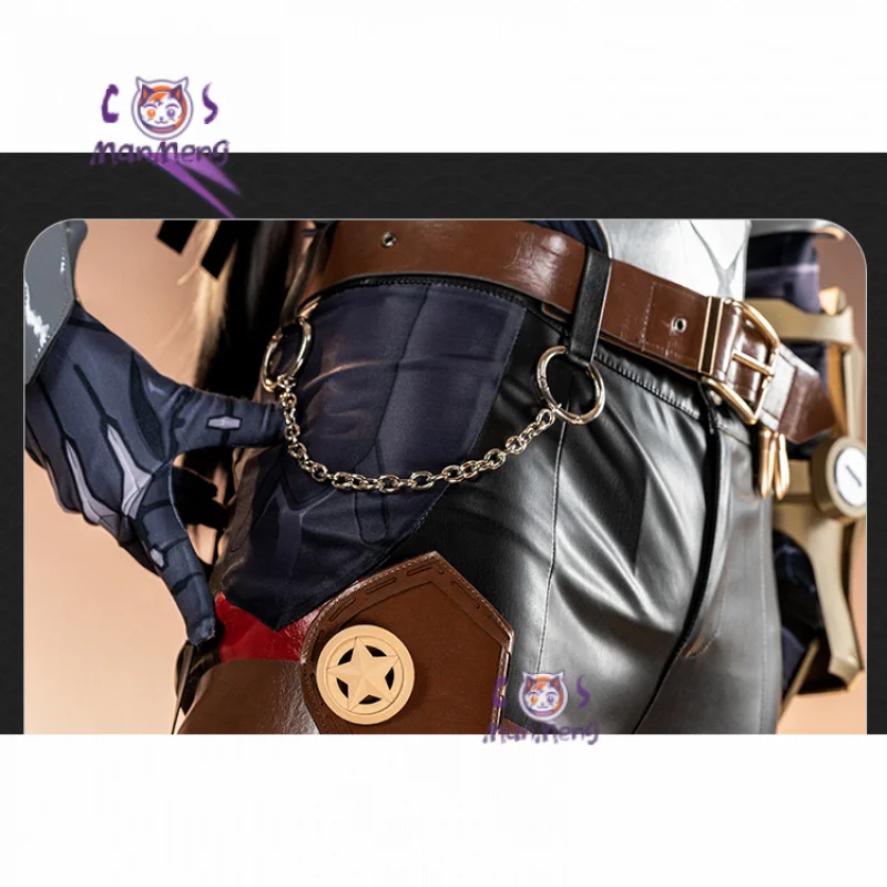 Gioco Honkai: Star Rail cosplay Boothill costume Parrucca scarpe oggetti di scena accessori per cappelli Festa di Halloween uniforme di alta qualità Uomo Nuovo set