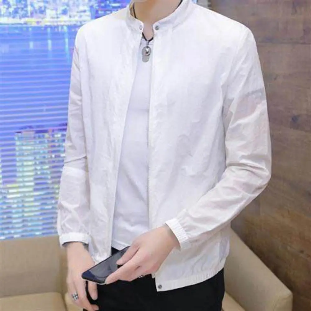 Good Spring Jacket Coat  Side Pocket M-3XL Summer Jacket  Cardigan Jacket Spring Summer Outdoor Coat