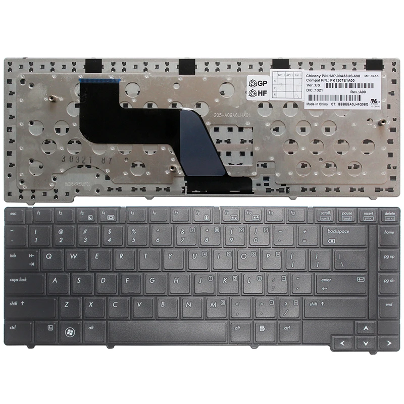 New US Laptop Keyboard for HP 6440B 6445B 6450B 6455B keyboard