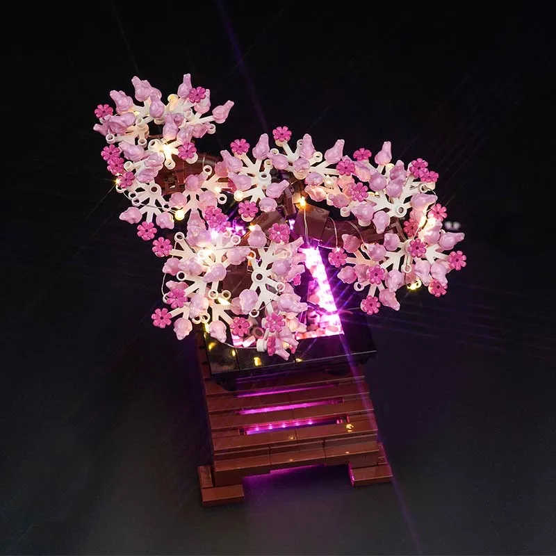 Lazishi LED 10281 set is suitable for Bonsai Tree building blocks (including lighting accessories only)