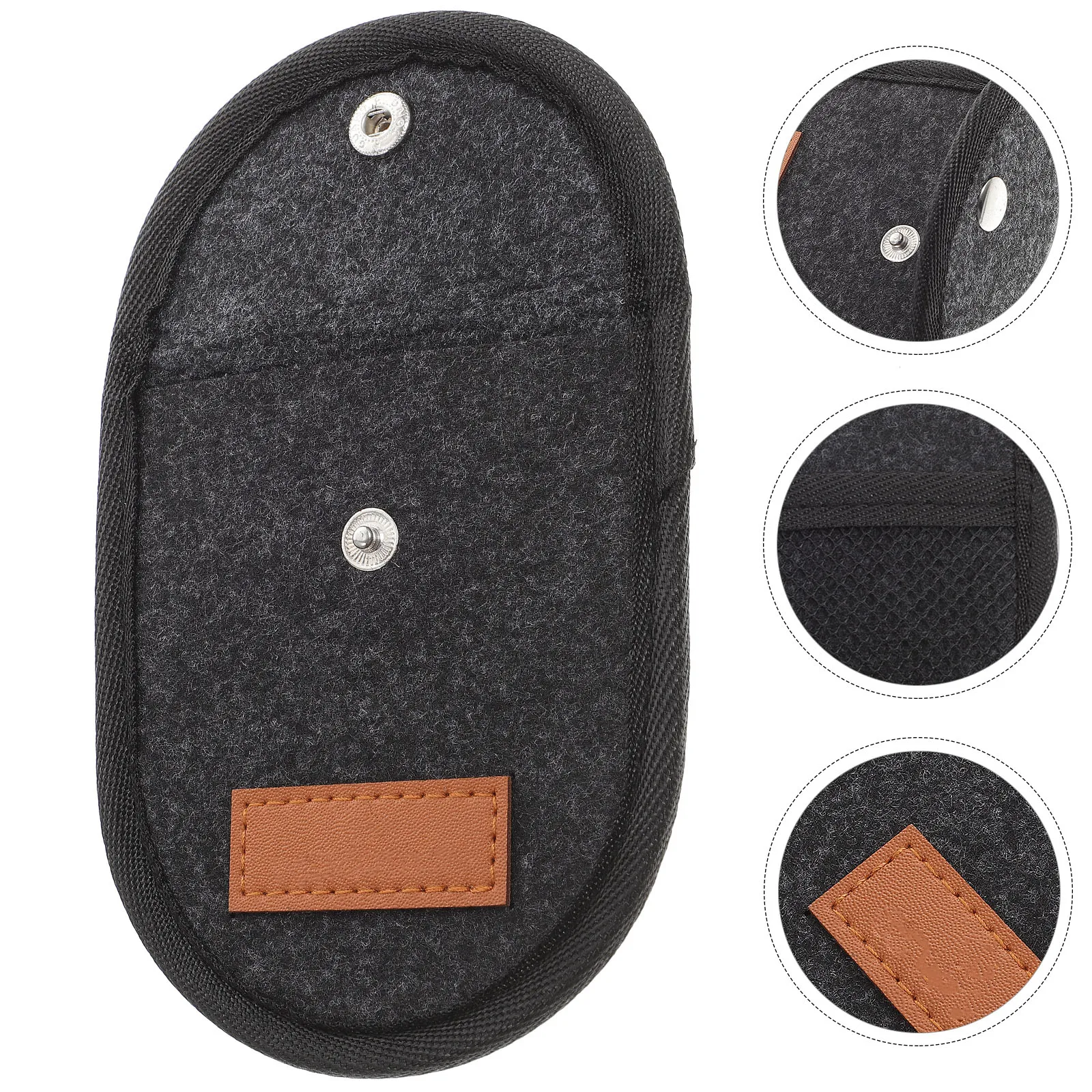 

Guitar Pick Storage Bag Case Holder Accessory Protective Picks Black Portable Man
