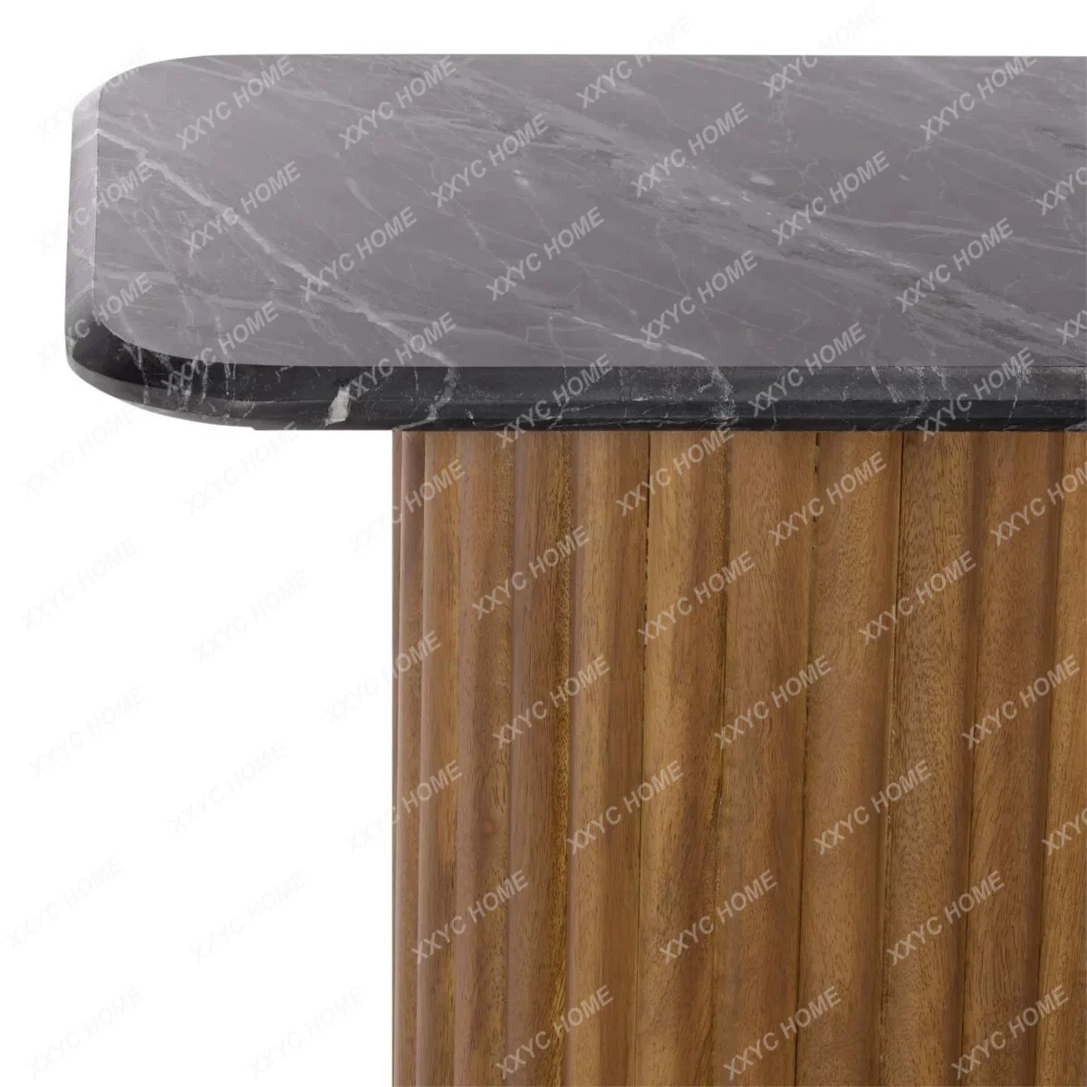 Wabi Sabi Console Table Light Luxury Round Console Table Modern Minimalist Art Entryway Cabinet Marble Console Table Custom
