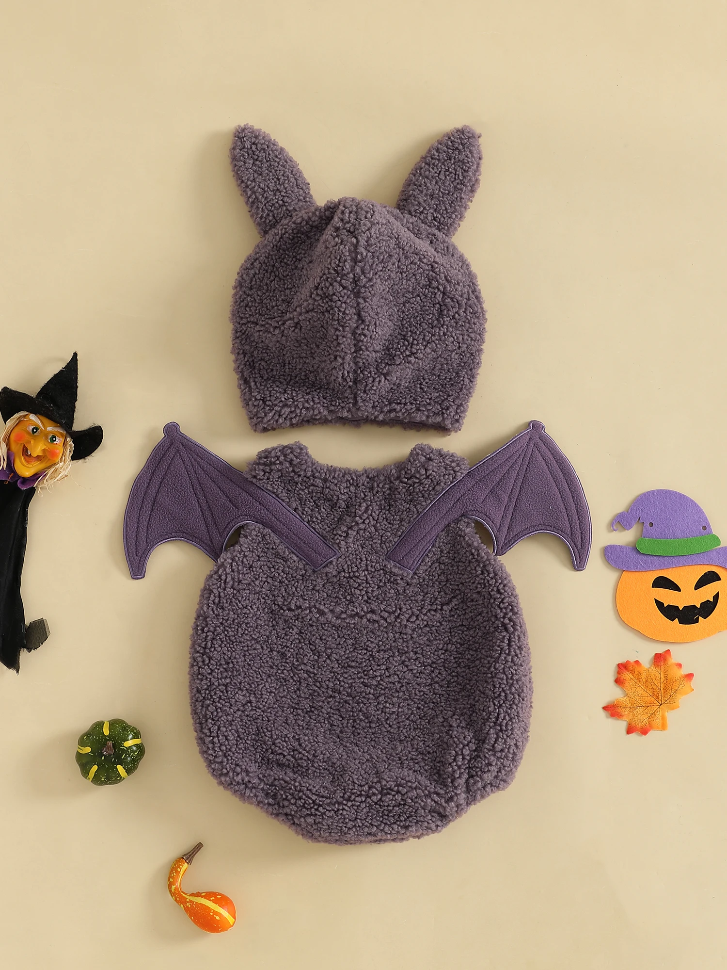 

Adorable Baby Pumpkin Costume with Hat for Infant Toddler Halloween Party Dress Up Outfit and Cosplay Fun
