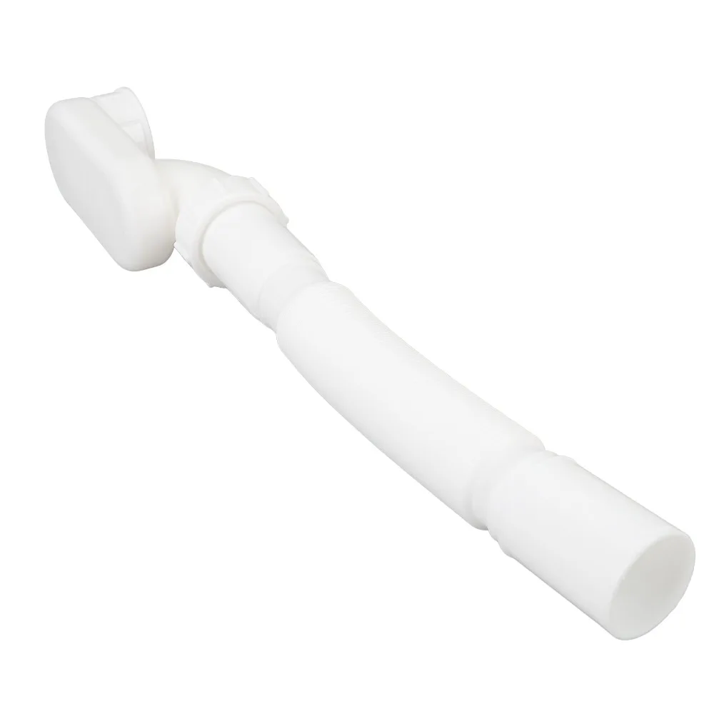1-1/2 Inch Bathtub Drain Pipe Low Profile Expandable Design Drainage Pipe Kit No-leak Flexible Pipe Freestanding Tub Drain