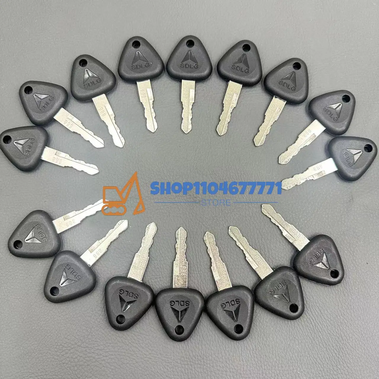 50 pz Per SDLG 888 Chiavi Chiave Escavatore 55 60 75 80 135E 215 360F Chiave di Avvio Chiave di Accensione