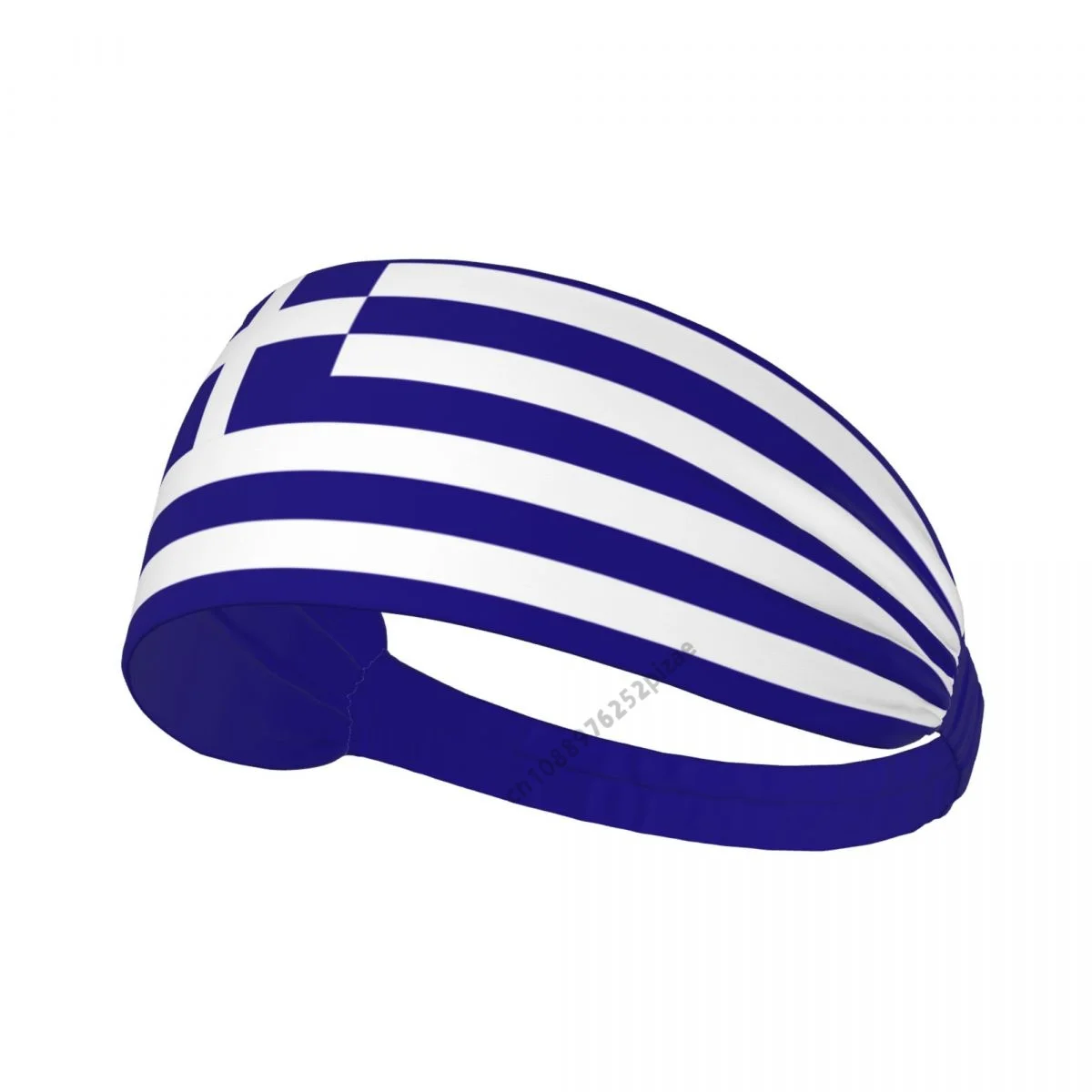 

Greece Flag Men Women Bands Elastic Wide Headbands For Yoga Sports Fitness Exercise Tennis Running Gym Dance Athletic