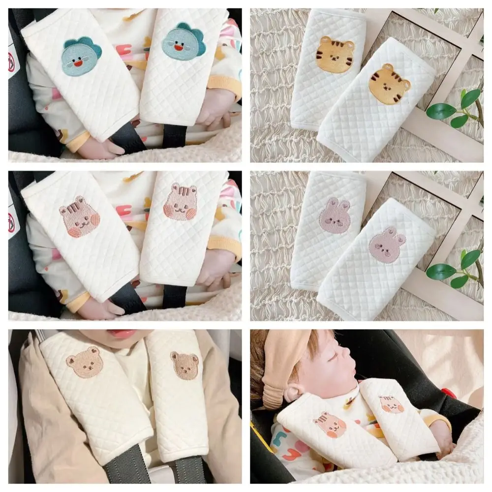 

Cotton Baby Car Seat Belt Cover Shoulder Strap Stroller Accessories Baby Shoulder Strap Cover Car Accessories Cartoon