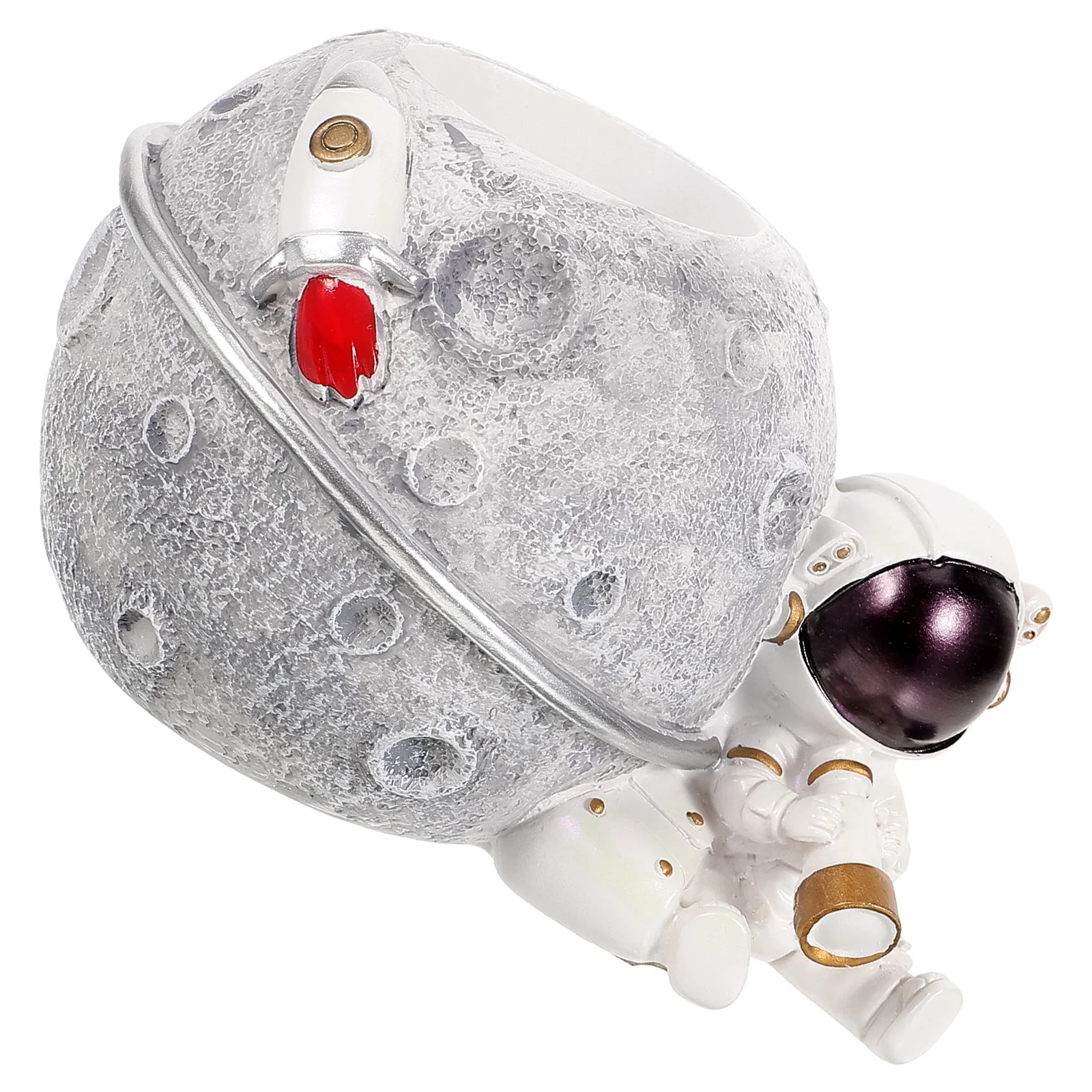 

Creative Astronaut Pen Holder Decoration Aesthetic Stationery Resin Cute for Desk