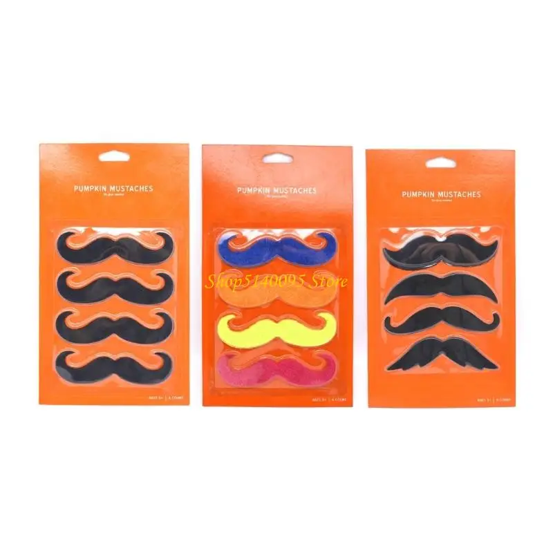 DXAE Selfs Adhesive Novelties Hairy Beard Costume Facials Hair Christmas Party Supplies Decorations All Ages Fake Mustaches