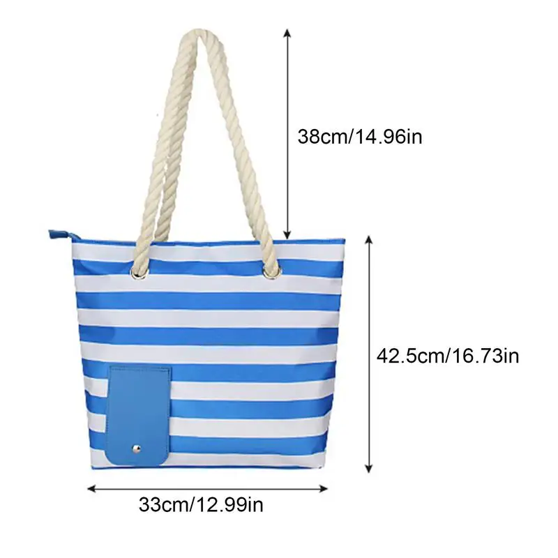 Wine Bag With Hidden Insulated Compartment Fashionable Casual Beach Tote Handbag For Women Outdoor Beaches