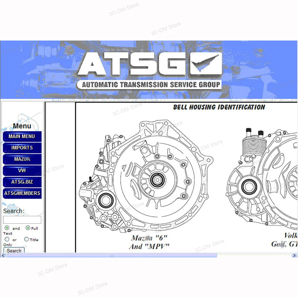 Newest 2017 ATSG software Auto Diagnostic ATSG Software transmission repair manuals ATSG gearbox repair information Automatic