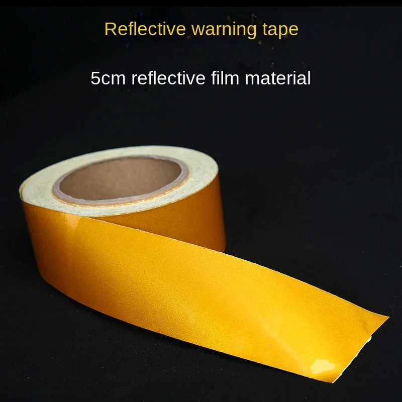 Reflective warning tape, 3M reflective film, guardrail ends, yellow, black, red and white reflective stickers, reflective strips