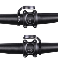 Lightweight Aluminum Bicycle Computer Mount for Handlebar Compatible with Garmin Wahoo Bryton XOSS