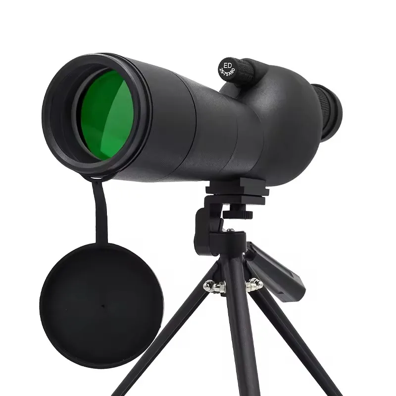 

25-75x60 HD Spotting Scope Powerful Monocular Zoom Telescope BAK4 Prism Waterproof for Birdwatching Target Shooting Camping