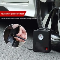 Super Car Electric Air Pump Tire Inflator 12V 96W Portable 100PSI 35L/Min For Motorcycles Bicycle Ball Air Compressor Mini nice
