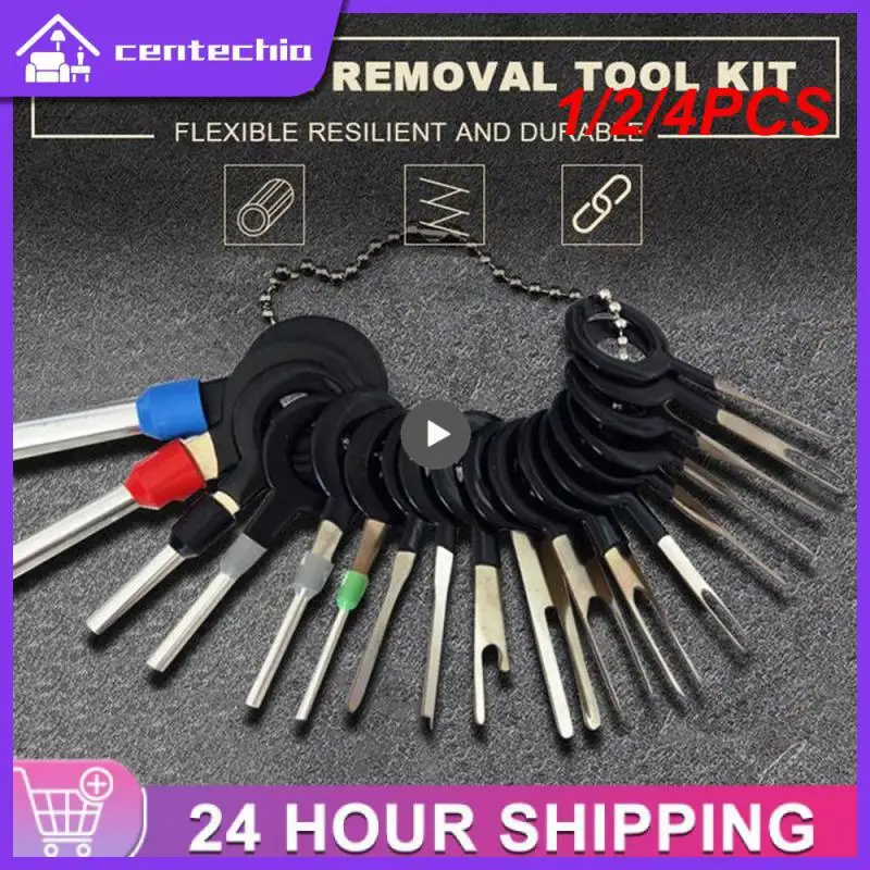 1/2/4PCS 3/8/Car Terminal Removal Repair Tools Electrical Wiring Crimp Connector Pin Extractor Keys Automotive Plug Pullers