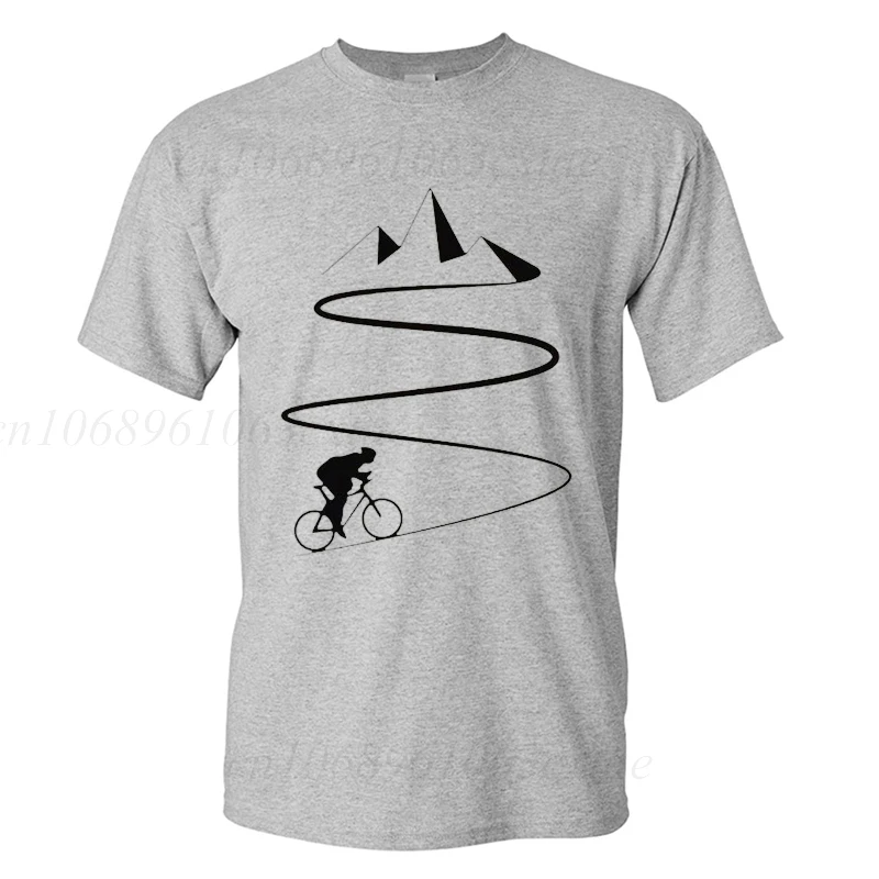 Summer Mens Tshirt Bicycle Pulse T Shirt Heartbeat Bike Top Bicycle Lovers Tshirt Unisex T-shirt Teenagers Cycling Lover Tops