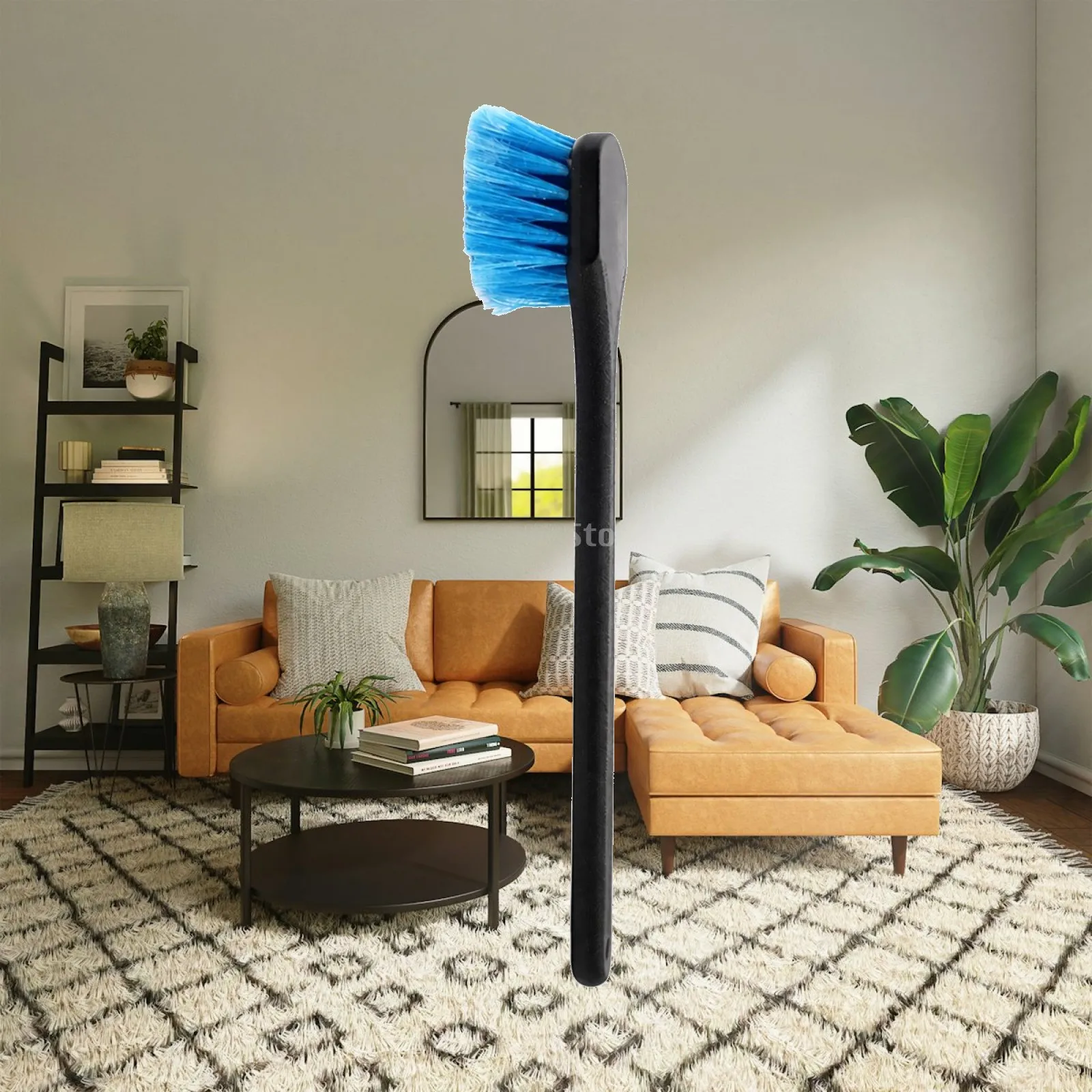 Wheel and Wheel Arch Cleaning Brush with Long Handle Scratch-Resistant Wheel Cleaning Brush with Long Handle Long-Lasting