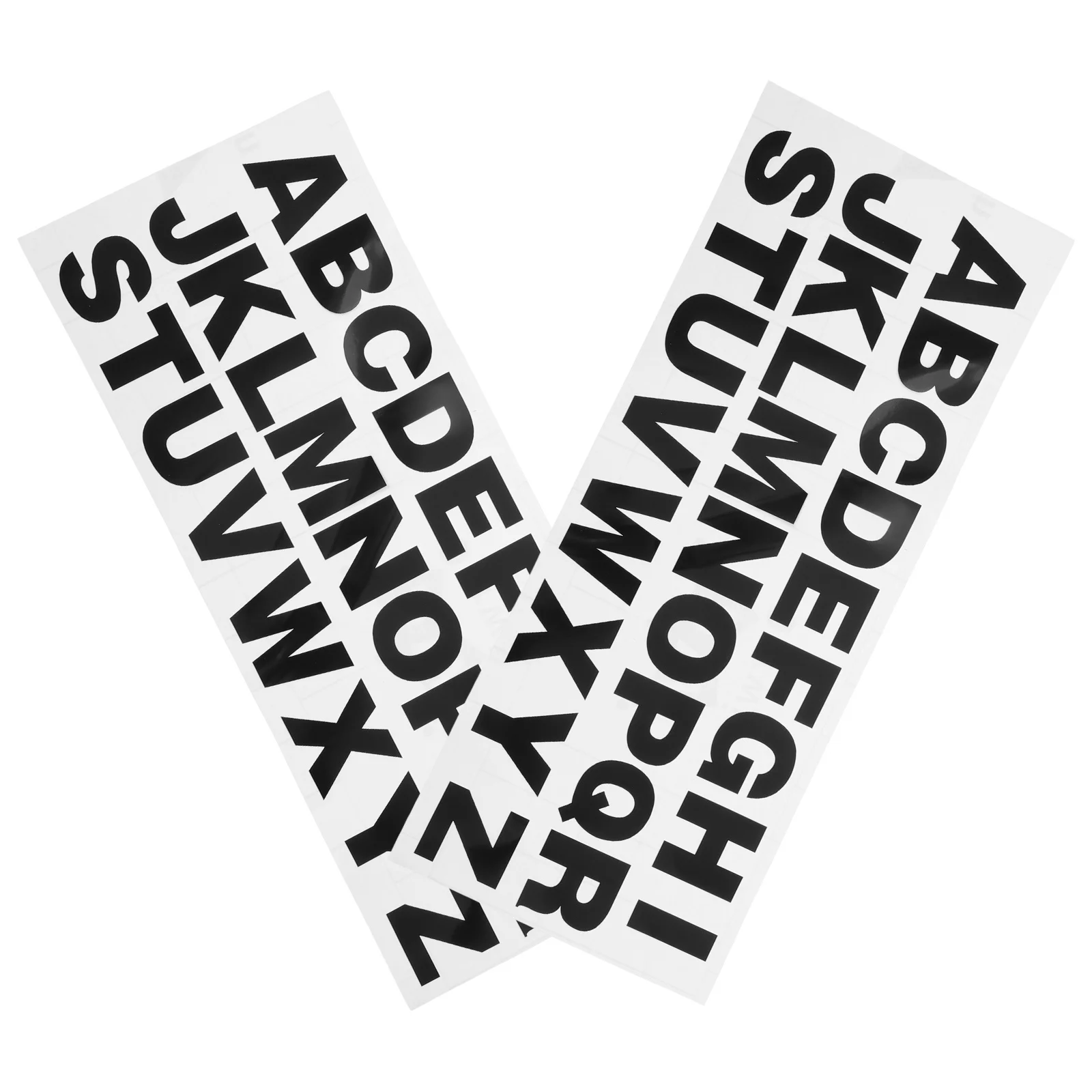 

2pcs Black Reflective Alphabet Stickers Car Decor Vinyl Letters For Cars Motorcycles Custom Decal Self-Adhesive Vehicle Stickers