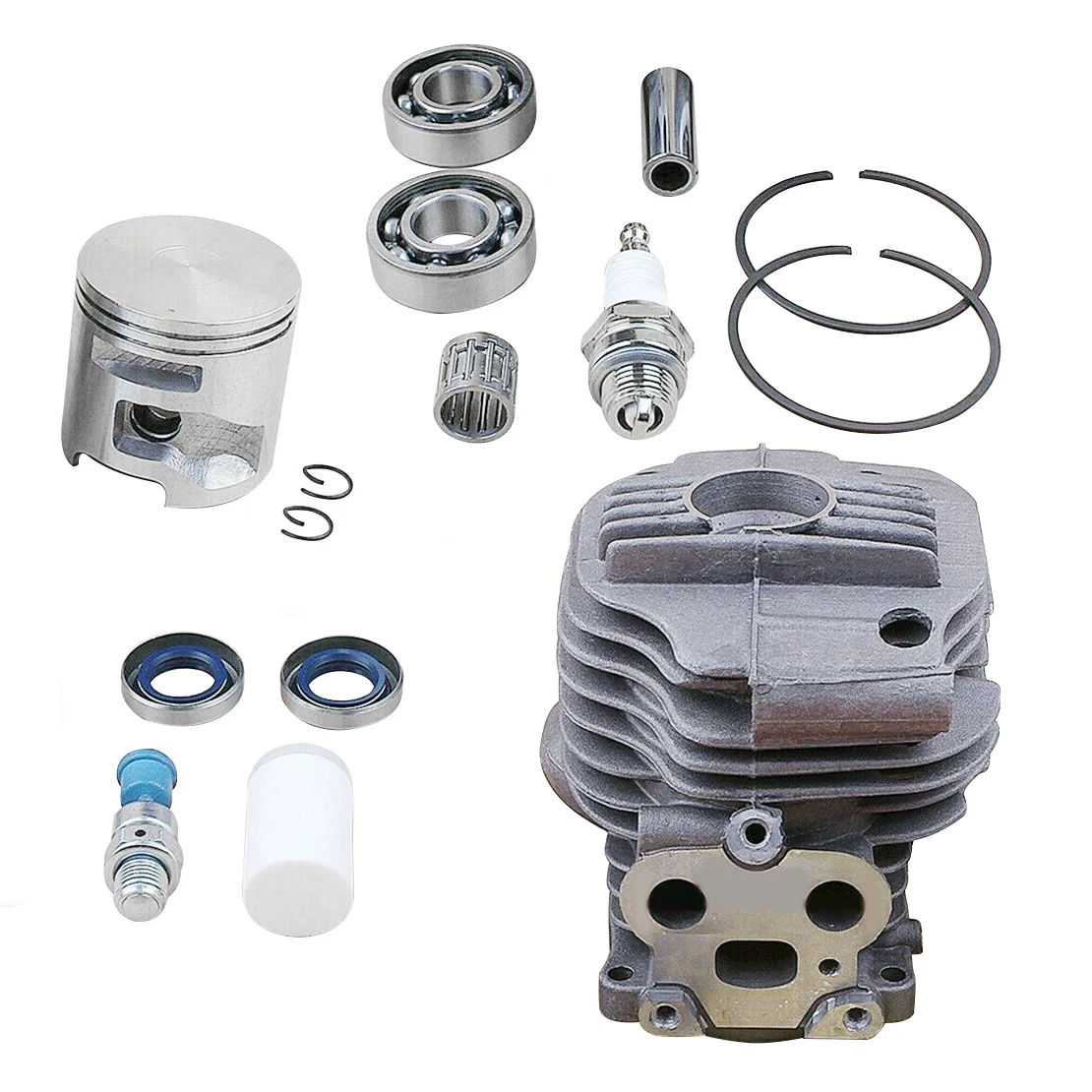 

1 Set 51mm Cylinder Piston Kit 73.5cc Fit For K750 K760 Husqvarna Partner Concrete Cut-off Saw 5063861-71