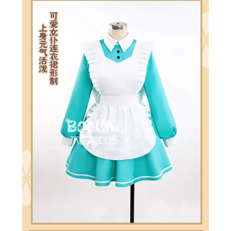 

Miku Fairy Tale Maid Cosplay Costume Uniform Halloween Carnival Party Christmas Play Role Clothes Clothing