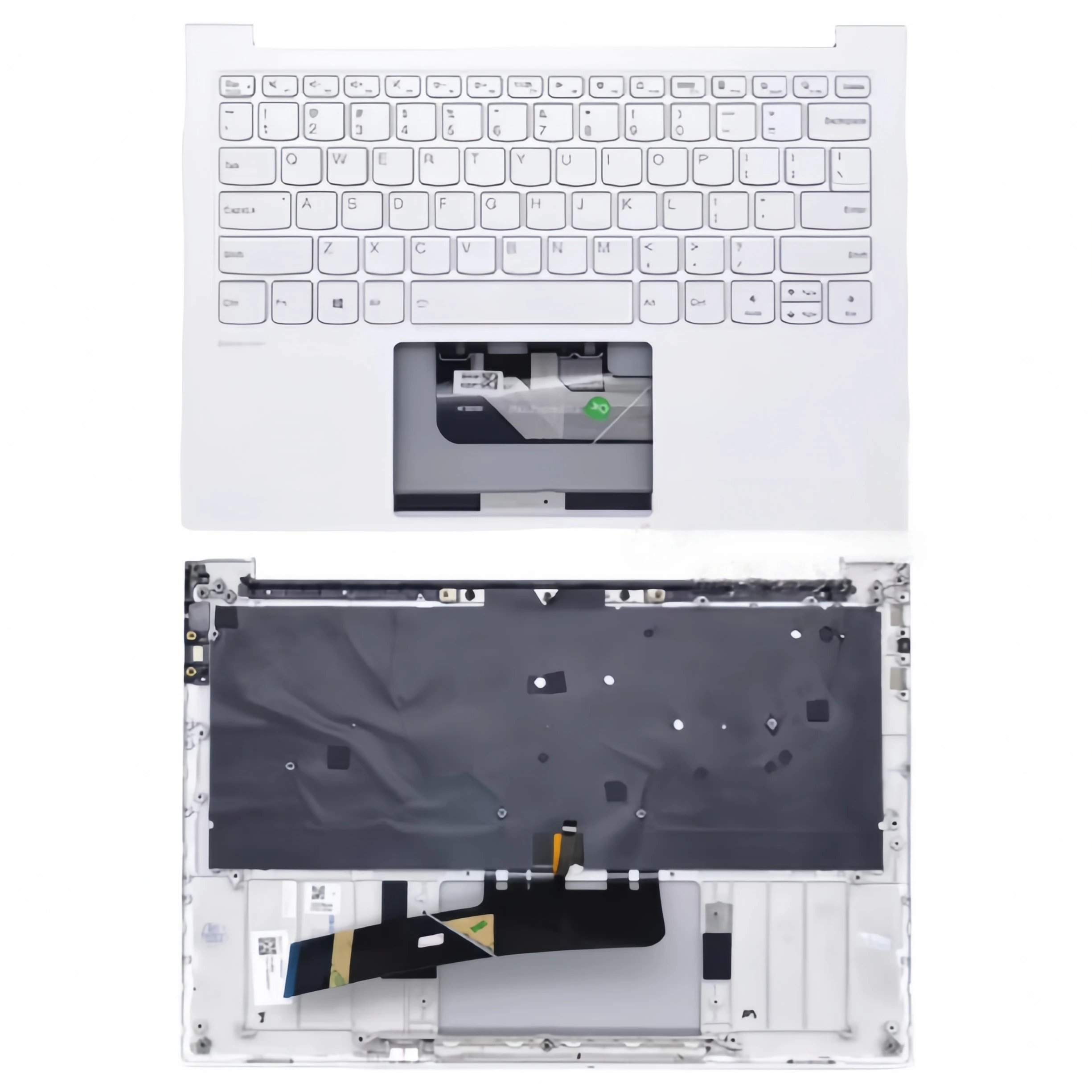 New Laptop Bottom Case Lower Base Carcass Cover For Yogaa Pro 13S ITL 2021 Yogaa Slim 7 Carbon 13ITL Palmrest Upper Cover