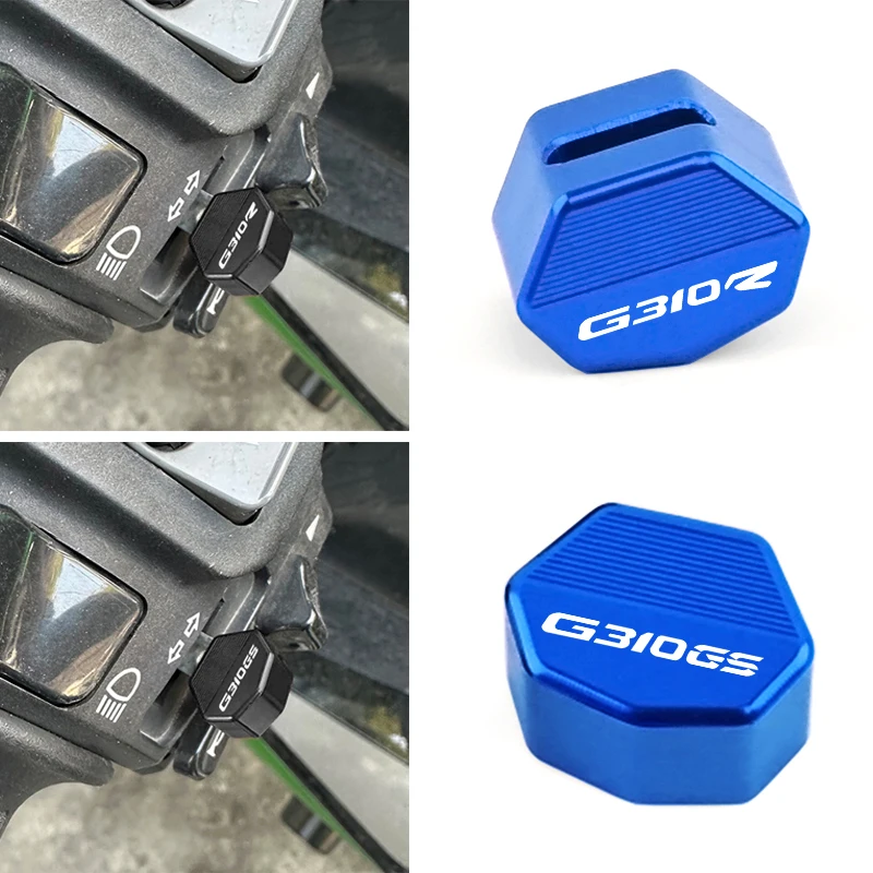 For BMW G310R G310 R 2017-2023 G310GS G 310 GS 2017-2025 Mototcycle Switch Button Turn Signal Switch Key Cap Decoration Cover