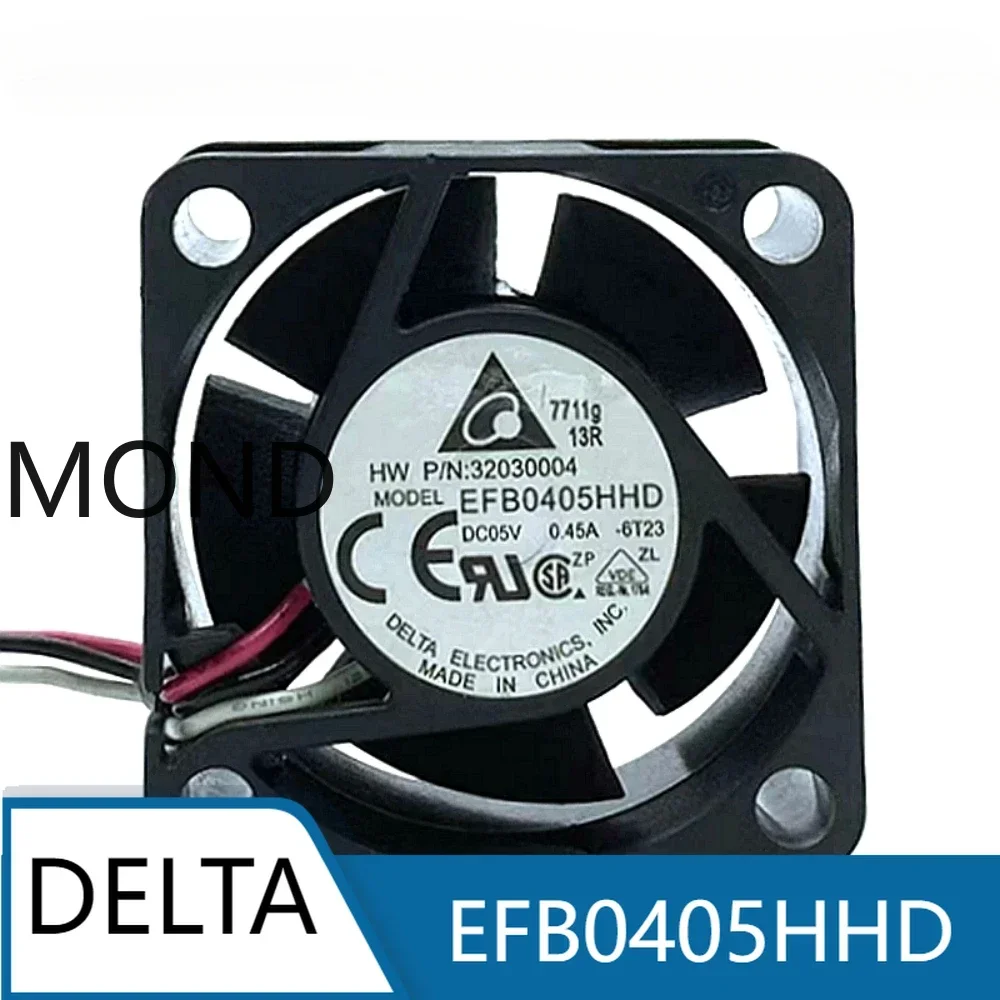 

EFB0405HHD Switch Fan Delta 4020 5V 0.45A 4cm Stall Alarm Dual Ball 3600 5600 Switch Chassis Fan