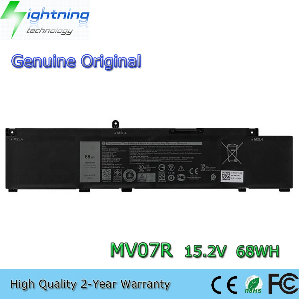 

New Genuine Original MV07R 15.2V 68Wh Laptop Battery for Dell G3 15 3500 G5 15 5500 5505 5590 G7 7590 7790