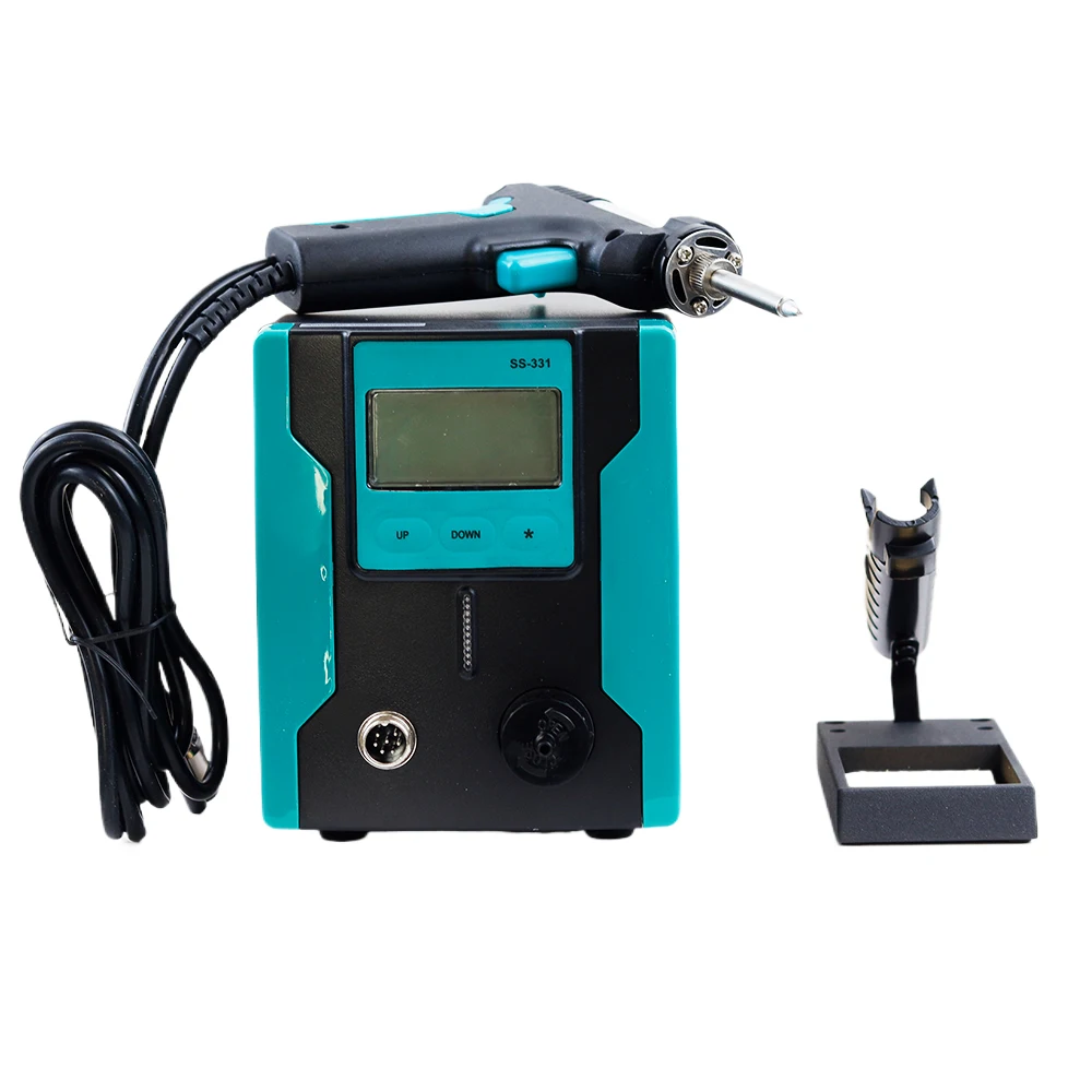 Electric Solder Suction Gun SS-331 SS-331H ESD LCD Digital BGA Tin Pump Suction Absorb Soldering Iron Hot Desoldering Station