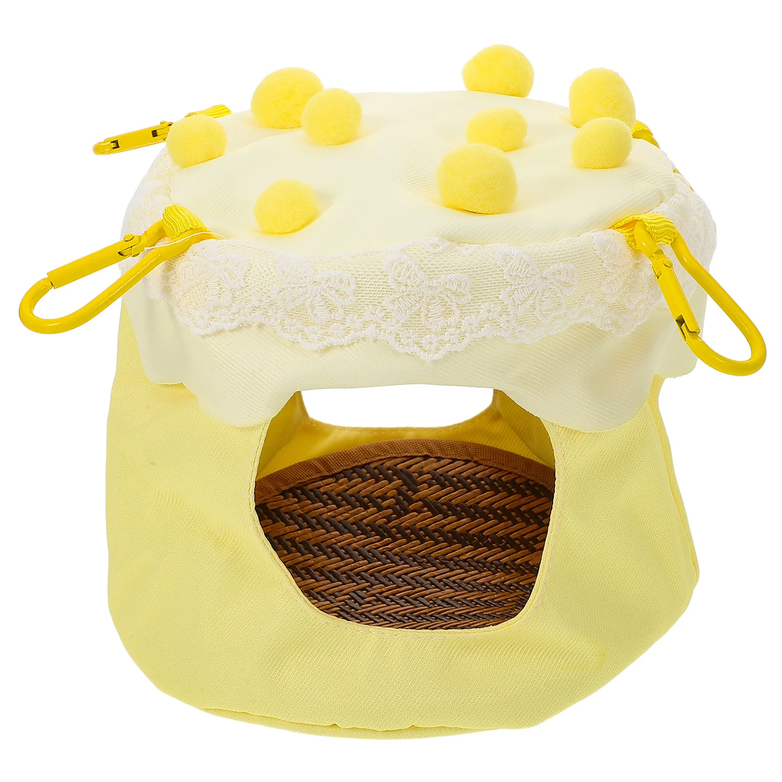 

Summer Cooling Parrot Nest Hanging Bird Bed Decorative Sleeping Safe Material Craftsmanship Bird Nest for Summer